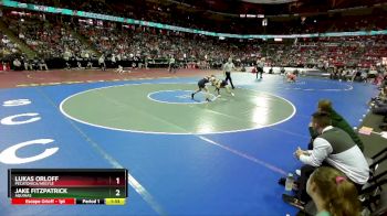 D3-113 lbs Quarterfinal - Jake Fitzpatrick, Aquinas vs Lukas Orloff, Pecatonica/Argyle