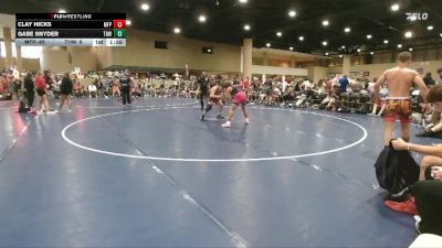 165 lbs Round 4 (6 Team) - Clay Hicks, Morris Fitness Purge vs Gabe Snyder, Tough House WC