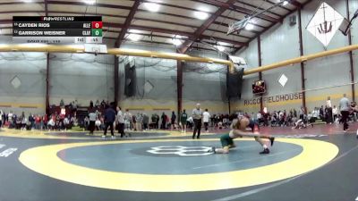 138 lbs Cons. Round 4 - Garrison Weisner, Clay vs Cayden Rios, Allen