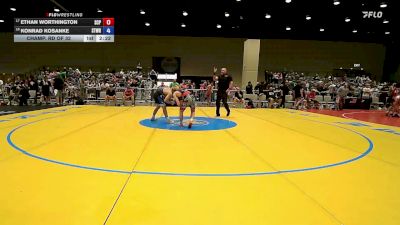132 lbs Champ. Rd Of 32 - Ethan Worthington, South Central Punishers vs Konrad Kosanke, Standfast Wrestling