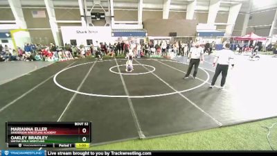 57 lbs Round 3 - Marianna Eller, Sanderson Wrestling Academy vs Oakley Bradley, Uintah Girls Wrestling