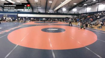 149 lbs Cons. Round 2 - Spencer Maja, Brockport vs Julius Martinez, Arcadia