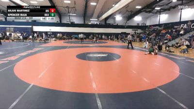 149 lbs Cons. Round 2 - Spencer Maja, Brockport vs Julius Martinez, Arcadia