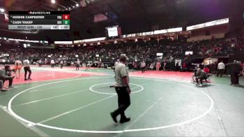 128 lbs 1st Place Match - Hughie Carpenter, PBG1 vs Cash Tharp, BKV1