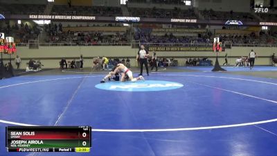 141 lbs 3rd Place Match - Joseph Airola, Neb.-Kearney vs Sean Solis, UMary