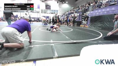 55 lbs Rr Rnd 2 - Kenneth Silkey, Hilldale Youth Wrestling Club vs Weston Gordineer, Buck Pride Wrestling