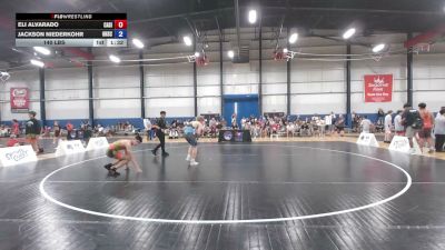 140 lbs Eli Alvarado, California Silver vs Jackson Niederkohr, Ohio Scarlet