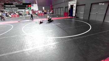 57 lbs Cons. Semi - Matteo Roberts, Monona Grove/McFarland Wrestling Club vs Ethan Soppa, Edgar/Crass Trained