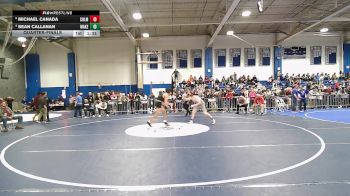 157 lbs Quarterfinal - Michael Canada, Chelmsford vs Sean Callanan, Wakefield