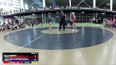 93 lbs Placement Matches (8 Team) - Ella Neibert, Indiana vs Krislynn Martinez (Ratliff), Kansas