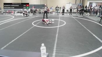 43 lbs Round Of 16 - Scarlett Fernandez, Total Kaos vs Benjamin Ohm, Gold Rush Wrestling
