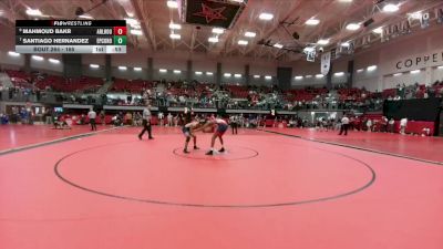 165 lbs Cons. Round 2 - Santiago Hernandez, Coronado vs Mahmoud Bakr, Arlington Houston