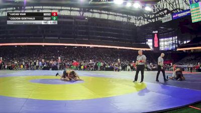 D3-215 lbs Champ. Round 1 - Lucas Viar, Montrose vs Colton Goethals, Kingsley