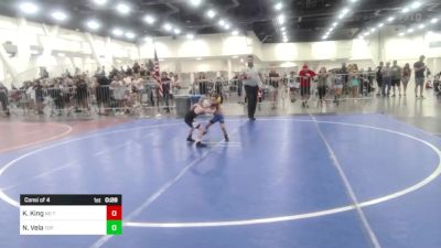 37 lbs Consi Of 4 - Kyler King, No Team vs Nazareth Vela, Top Rank