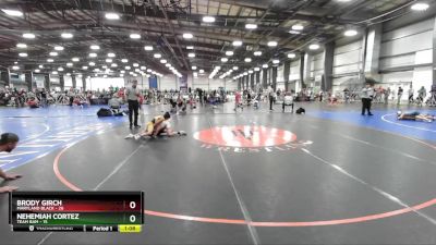 80 lbs Rd# 10- 4:00pm Saturday Final Pool - Brody Girch, Maryland BLACK vs Nehemiah Cortez, Team BAM