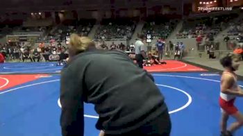 49 lbs Round Of 16 - Braesyn Maka, Chaparral Kids Wrestling Club vs Aaron Brannon, Pitbull Wrestling Academy