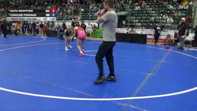 130 lbs Semis - Kaiya Swafford, DC Elite vs Caroline Pohlman, Sebolt Women's Wrestling