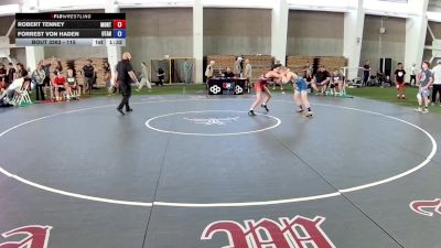 115 lbs Champ. Round 1 - Robert Tenney, Montana vs Forrest Von Haden, Utah