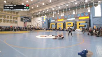 106 lbs Semifinal - Jaden Uhde, Smyrna H S vs Julian Phillips, William Penn H.S.