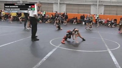 48 lbs Round 5 (6 Team) - Thor Skidmore, Meridian Maniacs vs Tyson Bockmore, Westshore