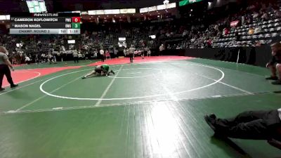 132 lbs Champ. Round 3 - Mason Nagel, DWC3 vs Cameron Koflowitch, PWCA