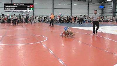 84 lbs Round 3 - 12:00pm Friday - Logan Ahlgren, Terps Xtreme vs Kaze Carter, Select