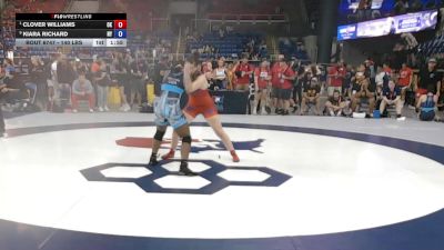 140 lbs Quarters - Clover Williams, OK vs Kiara Richard, NY