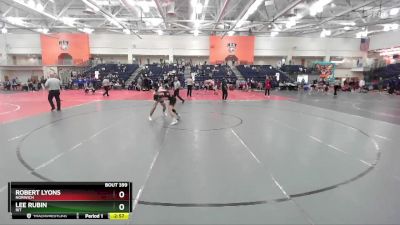 125 lbs Cons. Round 4 - Robert Lyons, Norwich vs Lee Rubin, RIT