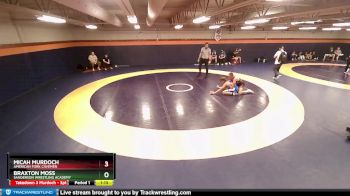 150 lbs Cons. Round 3 - Micah Murdoch, American Fork Cavemen vs Braxton Moss, Sanderson Wrestling Academy