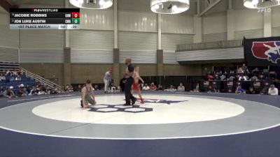 96 lbs 1st Place Match - Jon Luke Austin, Contenders Wrestling Academy vs Jacobie Robbins, Greater Heights Wrestling