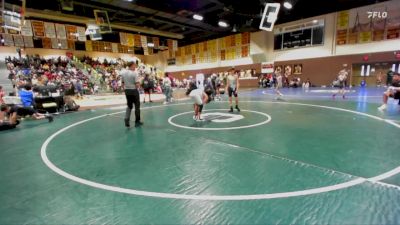 100 lbs Semifinal - Dominyk Salcido, Swarm Wrestling Club vs Anthony Gavia, Garage Boys