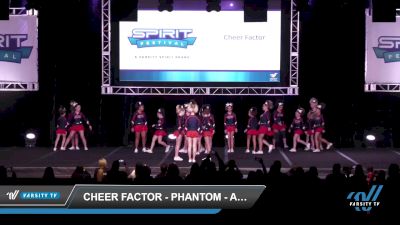 Cheer Factor - Phantom - All Star Cheer [2022 L2.2 Senior - PREP Day 1] 2022 Spirit Fest Providence Grand National