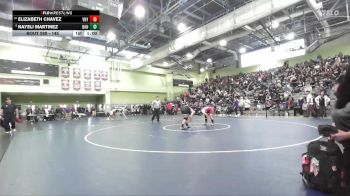 145 lbs Cons. Round 2 - Elizabeth Chavez, Van Nuys vs Nayeli Martinez, BANNING