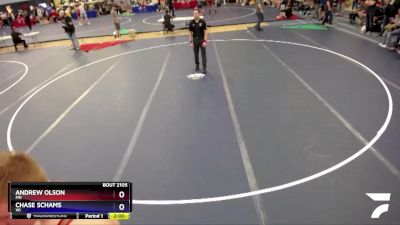 285 lbs Round 2 - Andrew Olson, MN vs Chase Schams, WI