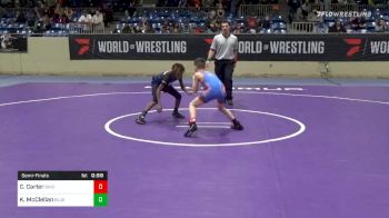 76 lbs Semifinal - Corey Carter, Bixby Youth WC vs Kayden McClellan, Blue T Panthers