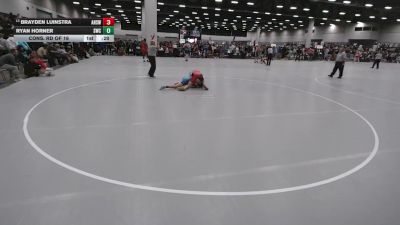 126 lbs Cons. Rd Of 16 - Ryan Horner, Seagull Wrestling Club vs Brayden Luinstra, Augusta High School Wrestling