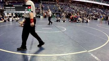 2A 175 lbs Semifinal - Judge Lloyd, Seaforth High School vs Jacob Reigel, Mt Pleasant