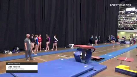Eliza Hansen - Women's Group, North Shore Gymnastics - 2021 Women's Xcel Region 4 Championships