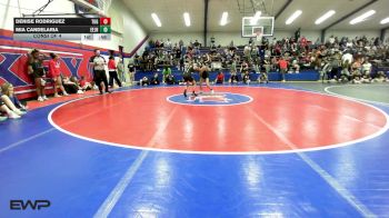 96 lbs Consi Of 4 - Denise Rodriguez, Tulsa Union Girls vs Mia Candelaria, Edison Eagles Jr. High