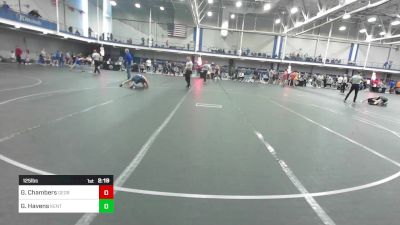 125 lbs Round Of 32 - Gunner Chambers, George Mason - UnAttached vs Gunner Havens, Kent State