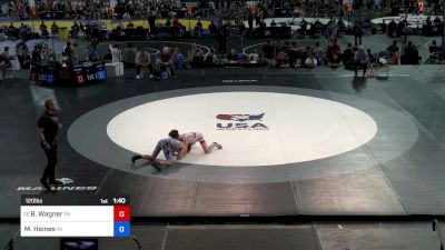 120 lbs Rnd Of 256 - Bradley Wagner, PA vs Mason Haines, MI