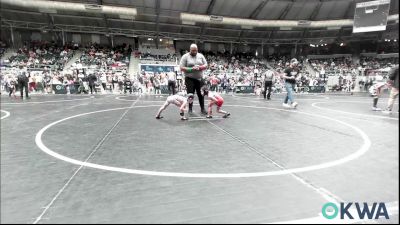 43 lbs Round Of 32 - Benjamin Kroll, Raw Wrestling Club vs Oakley Elizondo, Blue Devil Wrestling
