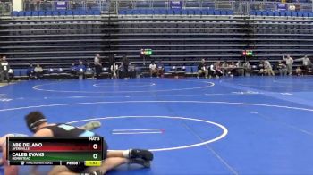 215 lbs Semifinal - Caleb Evans, Homestead vs Abe Delano, AYERSVILLE