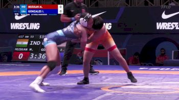 53 kg Final 3-5 - Muskan Muskan, India vs Isabella Gonzales, United States