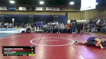 138 lbs Cons. Round 3 - Zachariah Waggoner, Castle View vs Dustin Huber, Douglas County
