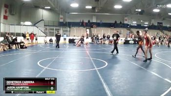 125 lbs Cons. Round 5 - Demetrios Carrera, Fitz Wrestling Academy vs Jason Hampton, Callan Wrestling Academy
