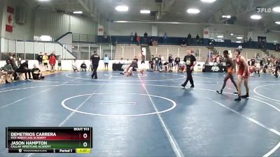 125 lbs Cons. Round 5 - Demetrios Carrera, Fitz Wrestling Academy vs Jason Hampton, Callan Wrestling Academy