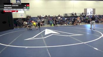 184 lbs Cons. Round 3 - Emmanuel Sanchez, Victor Valley College vs Ben Green, Cuesta College