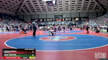 6A-138 lbs Cons. Round 2 - Dean Rollins, Thomas County Central HS vs Colin Murphy, Dunwoody