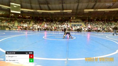 58 lbs Round Of 32 - Jace Zeugin, Bonhomme vs Max Corrado, The Best Wrestler